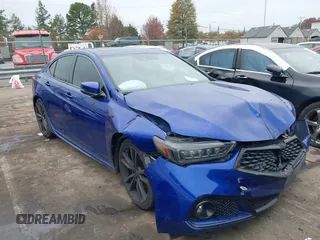 2019 Acura TLX w/A-Spec Pkg z VIN 19UUB2F6XKA006356, wystawiony jako IAAI lot #40890700 z przebiegiem 90 957 mil mil oraz . Historia ofert i sprzedaży dostępna na DreamBid. Obrazek 1.