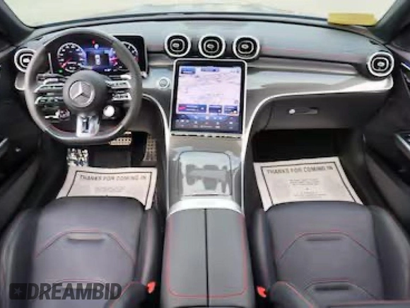 2023 Mercedes-Benz C 43 AMG with VIN W1KAF8HB5PR1196XX, listed as a Copart auction lot 50557815 with 7,642 mi miles and Clean Title. Bid and sale history available at DreamBid. Image 9.