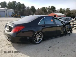 2016 Mercedes-Benz S 550 with VIN WDDUG8FB0GA233584, listed as a Copart auction lot 49068005 with Not Provided miles and Clean Title. Bid and sale history available at carsss.com. Image 3.