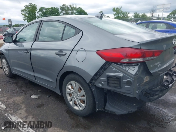 2017 Hyundai Elantra SE with VIN KMHD74LFXHU152646, listed as a IAAI auction lot 42344385 with 91,522 mi miles and . Bid and sale history available at DreamBid. Image 3.