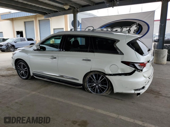 2017 Infiniti QX60 with VIN 5N1DL0MM7HC519445, listed as a Copart auction lot 54736295 with 86,259 mi miles and Clean Title. Bid and sale history available at carsss.com. Image 2.