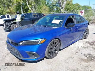 2022 Honda Civic Sport with VIN 2HGFE2F58NH575431, listed as a IAAI auction lot 41786318 with 30,016 mi miles and . Bid and sale history available at carsss.com. Image 12.