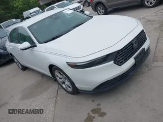 2024 Honda Accord LX z VIN 1HGCY1F23RA006873, wystawiony jako IAAI lot #42323683 z przebiegiem 30 202 mil mil oraz . Historia ofert i sprzedaży dostępna na DreamBid. Obrazek 1.