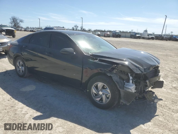 2024 Hyundai Elantra SE with VIN KMHLL4DG9RU790869, listed as a Copart auction lot 47128855 with 12,226 mi miles and Salvage Title. Bid and sale history available at DreamBid. Image 4.
