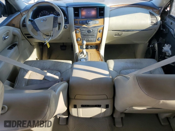 2013 Infiniti QX56 with VIN JN8AZ2NF4D9551007, listed as a Copart auction lot 48231285 with 239,531 mi miles and Salvage title. Bid and sale history available at DreamBid. Image 8.