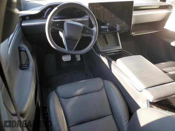 2024 Tesla Model X Plaid with VIN 7SAXCBE61RF448716, listed as a Copart auction lot 42599075 with Not Provided miles and Salvage Title. Bid and sale history available at DreamBid. Image 8.