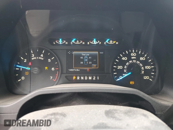 2016 Ford F-150 XLT with VIN 1FTFX1EF5GFD10399, listed as a Copart auction lot 60110165 with 145,374 mi miles and Salvage title. Bid and sale history available at DreamBid. Image 9.