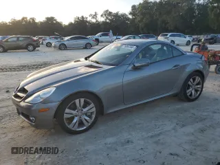 2009 Mercedes-Benz SLK-Class 3.5L with VIN WDBWK58F19F191589, listed as a Copart auction lot 75384764 with 151,445 mi miles and Salvage Title. Bid and sale history available at carsss.com. Image 1.