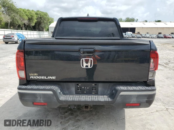 2017 Honda Ridgeline RTL with VIN 5FPYK2F51HB001058, listed as a Copart auction lot 55753865 with 113,539 mi miles and Clean title. Bid and sale history available at DreamBid. Image 6.