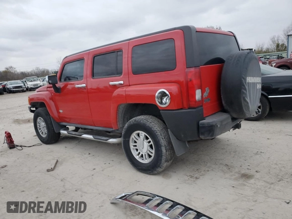 2006 Hummer H3 with VIN 5GTDN136368326659, listed as a Copart auction lot 80970214 with 197,305 mi miles and Salvage Title. Bid and sale history available at DreamBid. Image 2.