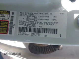 2017 Toyota Tundra SR с VIN 5TFUM5F16HX074447, выставлен на аукционе IAAI как лот 42359101 с пробегом 117 085 миль миль и . История ставок и продаж доступна на DreamBid. Изображение 9.