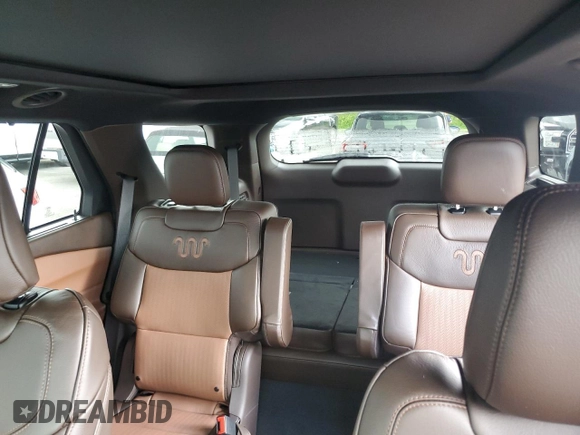 2023 Ford Explorer King Ranch z VIN 1FM5K8LC3PGC34392, wystawiony jako Copart lot #74187924 z przebiegiem 3 416 mil mil oraz Nie do naprawy • Non repairable. Historia ofert i sprzedaży dostępna na DreamBid. Obrazek 10.