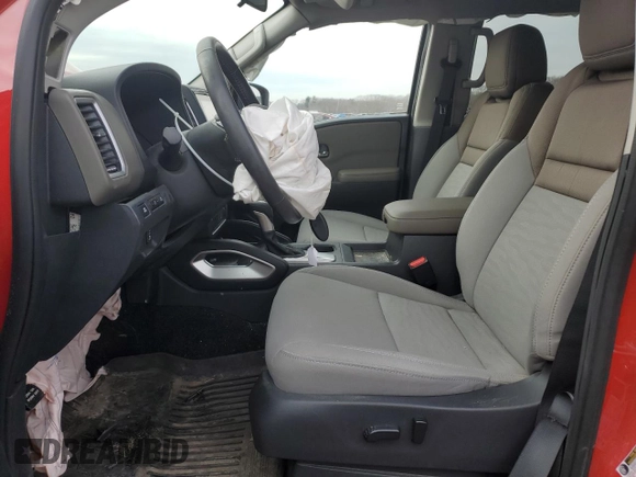 2022 Nissan Frontier SV with VIN 1N6ED1FK3NN645838, listed as a Copart auction lot 87378654 with 32,853 mi miles and Salvage Title. Bid and sale history available at carsss.com. Image 7.