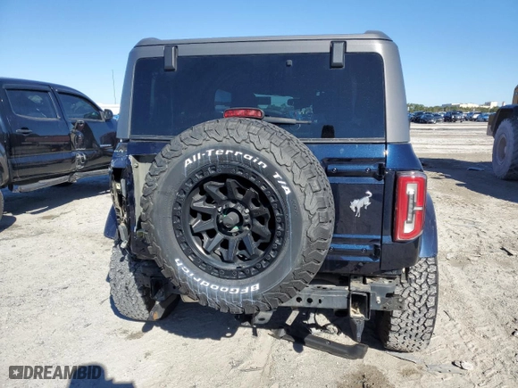 2021 Ford Bronco with VIN 1FMDE5AH1MLA74063, listed as a Copart auction lot 42018965 with 66,760 mi miles and Non Repairable. Bid and sale history available at carsss.com. Image 6.