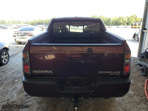 2008 Honda Ridgeline RTL with VIN 2HJYK16548H530433, listed as a Copart auction lot 71927024 with 0 mi miles and Salvage Title. Bid and sale history available at carsss.com. Image 6.