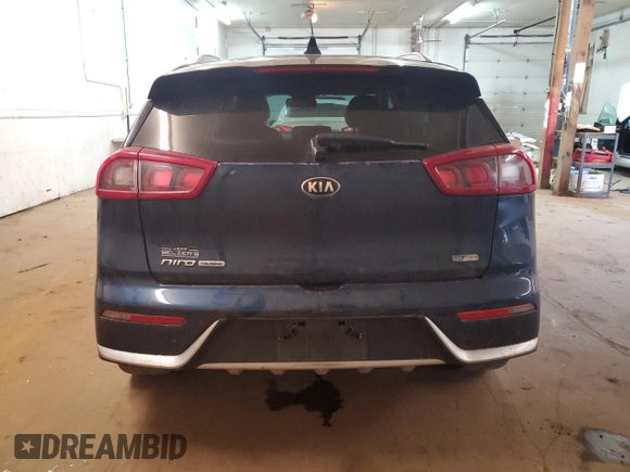 2017 Kia Niro Touring with VIN KNDCE3LC0H5063880, listed as a Copart auction lot 49809454 with 25,817 mi miles and Salvage Title. Bid and sale history available at carsss.com. Image 6.