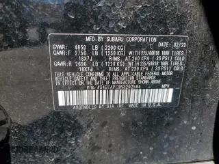 2022 Subaru Outback Touring with VIN 4S4BTAPC9N3202584, listed as a Copart auction lot 50420765 with 47,212 mi miles and Salvage Title. Bid and sale history available at DreamBid. Image 13.
