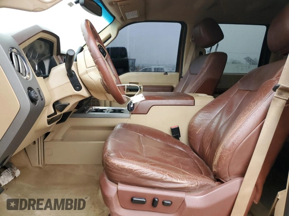 2012 Ford F-350 XL with VIN 1FT8W3DT8CEA79884, listed as a Copart auction lot 42597905 with 256,009 mi miles and Salvage Title. Bid and sale history available at DreamBid. Image 7.