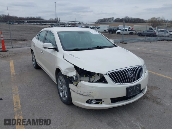 2013 Buick LaCrosse Premium 1 with VIN 1G4GF5E32DF278622, listed as a IAAI auction lot 41964252 with 148,530 mi miles. Bid and sale history available at carsss.com. Image 6.