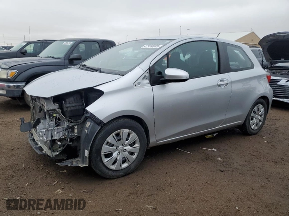 2014 Toyota Yaris L with VIN VNKJTUD36EA006305, listed as a Copart auction lot 47924665 with 98,791 mi miles and Salvage Title. Bid and sale history available at carsss.com. Image 1.