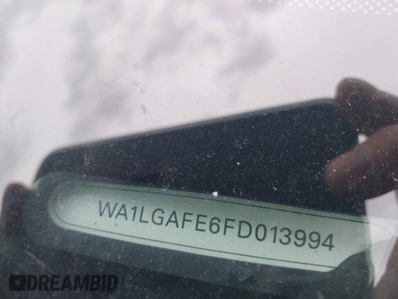 2015 Audi Q7 Premium Plus with VIN WA1LGAFE6FD013994, listed as a IAAI auction lot 42029953 with 124,148 mi miles and . Bid and sale history available at DreamBid. Image 9.