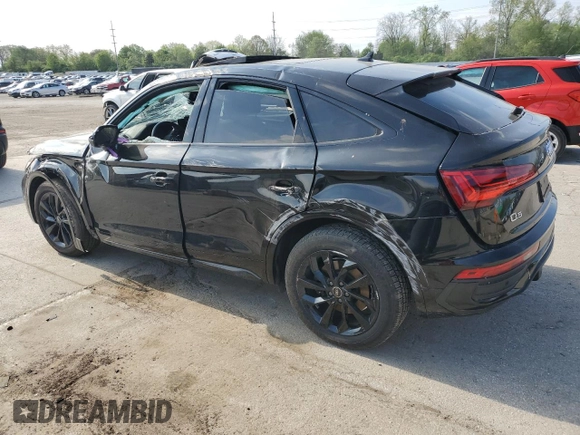 2022 Audi Q5 Sportback S line Premium Plus with VIN WA15ABFYXN2084829, listed as a Copart auction lot 56194865 with Not provided miles and Salvage title. Bid and sale history available at DreamBid. Image 2.