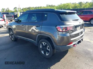 2018 Jeep Compass Trailhawk with VIN 3C4NJDDB3JT231923, listed as a IAAI auction lot 41929198 with 129,001 mi miles and . Bid and sale history available at carsss.com. Image 3.