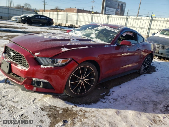 2016 Ford Mustang EcoBoost with VIN 1FA6P8THXG5332892, listed as a Copart auction lot 72483652 with 0 mi miles and Non Repairable. Bid and sale history available at carsss.com. Image 1.