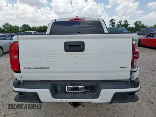 2022 Chevrolet Colorado 2WD Work Truck with VIN 1GCGSBEN5N1125523, listed as a Copart auction lot 65755525 with 52,440 mi miles and Salvage title. Bid and sale history available at DreamBid. Image 6.