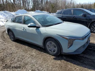 2025 Kia K4 LXS with VIN 3KPFT4DE2SE017150, listed as a Copart auction lot 48759175 with 29,681 mi miles and Salvage Title. Bid and sale history available at carsss.com. Image 4.