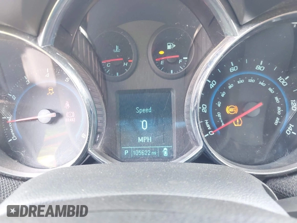 2012 Chevrolet Cruze 1LT with VIN 1G1PF5SC7C7256545, listed as a IAAI auction lot 42115331 with 105,622 mi miles and . Bid and sale history available at DreamBid. Image 7.