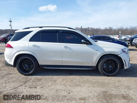 2022 Mercedes-Benz GLE 53 AMG with VIN 4JGFB6BB4NA585216, listed as a IAAI auction lot 41639687 with 31,940 mi miles and . Bid and sale history available at DreamBid. Image 13.
