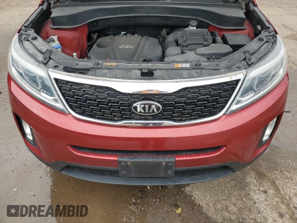2015 Kia Sorento LX with VIN 5XYKTCA69FG640120, listed as a Copart auction lot 55731635 with 86,399 mi miles and Salvage Title. Bid and sale history available at carsss.com. Image 12.
