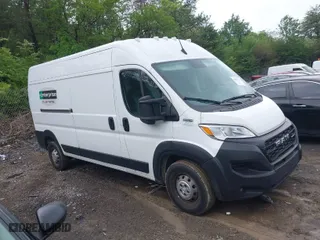 2023 Ram ProMaster Cargo Van with VIN 3C6LRVDG3PE563723, listed as a IAAI auction lot 42087775 with 66,875 mi miles. Bid and sale history available at carsss.com. Image 13.