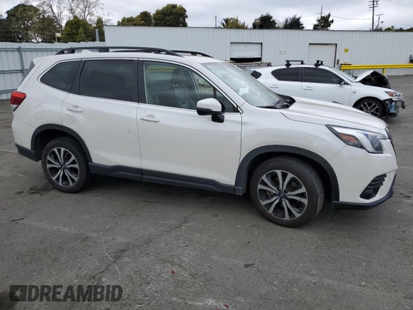 2022 Subaru Forester Limited z VIN JF2SKAPC3NH512127, wystawiony jako Copart lot #50758115 z przebiegiem 47 668 mil mil oraz Szkoda całkowita • Salvage title. Historia ofert i sprzedaży dostępna na DreamBid. Obrazek 4.