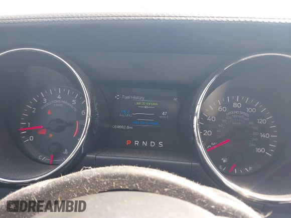2015 Ford Mustang V6 with VIN 1FA6P8AM6F5365449, listed as a IAAI auction lot 42406653 with 54,662 mi miles and . Bid and sale history available at DreamBid. Image 7.