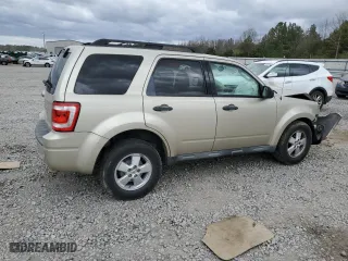 2010 Ford Escape XLT with VIN 1FMCU0D76AKA31358, listed as a Copart auction lot 49997695 with 0 mi miles and Salvage Title. Bid and sale history available at carsss.com. Image 3.