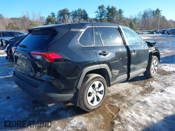 2023 Toyota RAV4 LE with VIN 2T3F1RFV7PC371484, listed as a IAAI auction lot 41497266 with 21,071 mi miles. Bid and sale history available at carsss.com. Image 4.