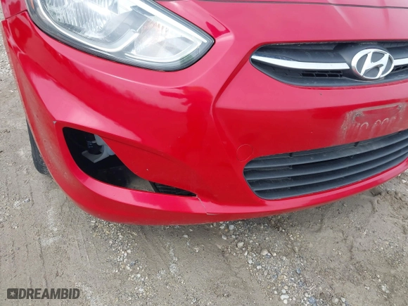 2015 Hyundai Accent GLS with VIN KMHCT4AE6FU851075, listed as a IAAI auction lot 41868391 with 90,523 mi miles. Bid and sale history available at carsss.com. Image 17.