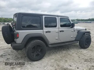 2021 Jeep Wrangler Unlimited Sport S with VIN 1C4HJXDGXMW515137, listed as a Copart auction lot 57226435 with 68,506 mi miles and Salvage title. Bid and sale history available at DreamBid. Image 3.