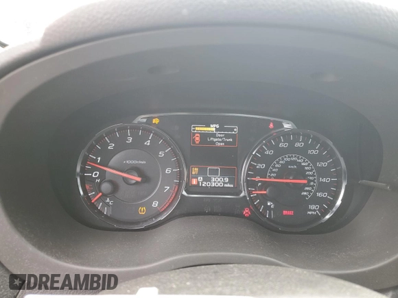 2019 Subaru WRX Premium with VIN JF1VA1B63K9808261, listed as a Copart auction lot 53147355 with 120,300 mi miles and Clean Title. Bid and sale history available at carsss.com. Image 9.