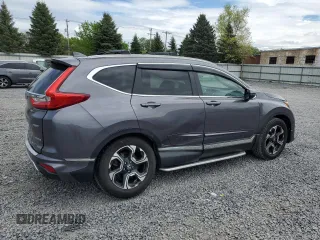 2018 Honda CR-V Touring with VIN 5J6RW2H96JL004858, listed as a Copart auction lot 56644945 with 27,642 mi miles and Salvage title. Bid and sale history available at DreamBid. Image 3.