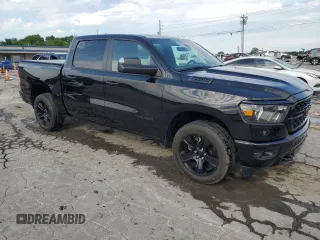 2024 Ram 1500 Big Horn with VIN 1C6SRFFT4RN127862, listed as a Copart auction lot 54328125 with 73,683 mi miles and Clean title. Bid and sale history available at DreamBid. Image 4.