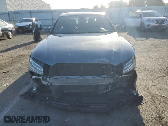 2017 Audi A8 with VIN WAU44AFD9HN011290, listed as a Copart auction lot 45594565 with 59,720 mi miles and Salvage Title. Bid and sale history available at DreamBid. Image 5.