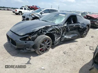 2013 Maserati GranTurismo Sport with VIN ZAM45VLA2D0074252, listed as a Copart auction lot 53634655 with Not provided miles and Salvage title. Bid and sale history available at DreamBid. Image 1.