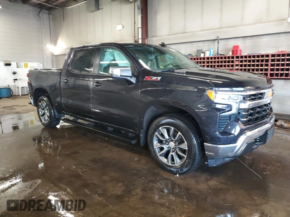 2023 Chevrolet Silverado 1500 LT with VIN 1GCUDDE83PZ320804, listed as a Copart auction lot 87055144 with 62,855 mi miles and Salvage Title. Bid and sale history available at carsss.com. Image 4.