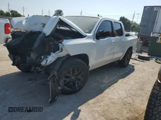 2023 Nissan Frontier SV with VIN 1N6ED1EJ3PN610373, listed as a Copart auction lot 66322534 with 22,505 mi miles and Salvage Title. Bid and sale history available at carsss.com. Image 1.