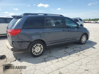 2007 Toyota Sienna XLE with VIN 5TDZK22CX7S081696, listed as a Copart auction lot 53851995 with 186,933 mi miles and Salvage Title. Bid and sale history available at DreamBid. Image 3.