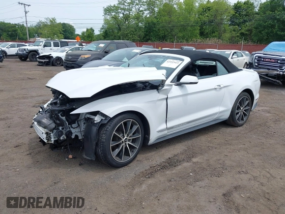 2017 Ford Mustang EcoBoost Premium with VIN 1FATP8UH9H5328013, listed as a IAAI auction lot 42352923 with 31,022 mi miles and . Bid and sale history available at DreamBid. Image 2.