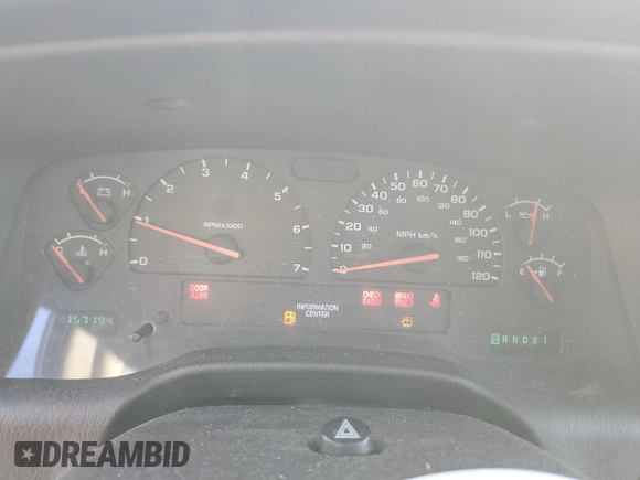 2002 Dodge Durango SLT z VIN 1B4HS48N32F220413, wystawiony jako Copart lot #41641555 z przebiegiem 157 194 mil mil oraz Szkoda całkowita • Salvage title. Historia ofert i sprzedaży dostępna na DreamBid. Obrazek 9.